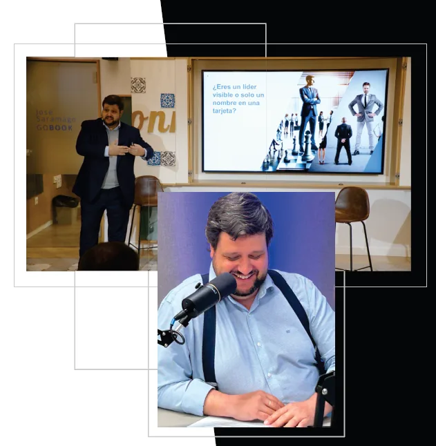Manu Soriano dando una charla